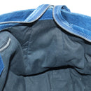 BALENCIAGA Giant City Hand Bag Leather 2way Blue Silver 258044 Auth ki6596SAM-24