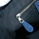 BALENCIAGA Giant City Hand Bag Leather 2way Blue Silver 258044 Auth ki6596SAM-25