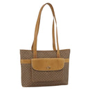 GUCCI Micro GG Supreme Tote Bag PVC Beige Gold Auth ki6597-1