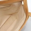 GUCCI Micro GG Supreme Tote Bag PVC Beige Gold Auth ki6597-19