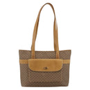 GUCCI Micro GG Supreme Tote Bag PVC Beige Gold Auth ki6597-13