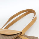 GUCCI Micro GG Supreme Tote Bag PVC Beige Gold Auth ki6597-8