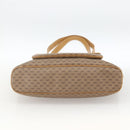 GUCCI Micro GG Supreme Tote Bag PVC Beige Gold Auth ki6597-5