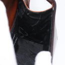 Salvatore Ferragamo Gancini Bag Patent leather 2way Black Silver Auth ki6599-21