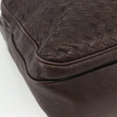 BOTTEGA VENETA INTRECCIATO Shoulder Bag Leather Brown 189225 Auth ki6600-15