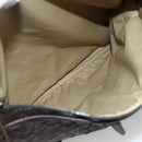 BOTTEGA VENETA INTRECCIATO Shoulder Bag Leather Brown 189225 Auth ki6600-22