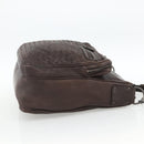 BOTTEGA VENETA INTRECCIATO Shoulder Bag Leather Brown 189225 Auth ki6600-4