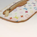 LOUIS VUITTON Monogram Multicolor Pochette MM Buideltje Wit M60028 LV Auth ki6606A-10