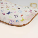LOUIS VUITTON Monogram Multicolor Pochette MM Buideltje Wit M60028 LV Auth ki6606A-11