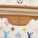 LOUIS VUITTON Monogram Multicolor Pochette MM Buideltje Wit M60028 LV Auth ki6606A-13