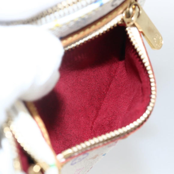 LOUIS VUITTON Monogram Multicolor Pochette MM Buideltje Wit M60028 LV Auth ki6606A