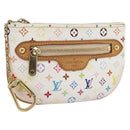 LOUIS VUITTON Monogram Multicolor Pochette MM Buideltje Wit M60028 LV Auth ki6606A-1
