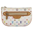 LOUIS VUITTON Monogram Multicolor Pochette MM Buideltje Wit M60028 LV Auth ki6606A-2