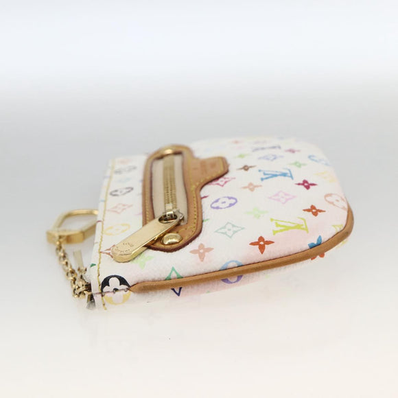 LOUIS VUITTON Monogram Multicolor Pochette MM Buideltje Wit M60028 LV Auth ki6606A