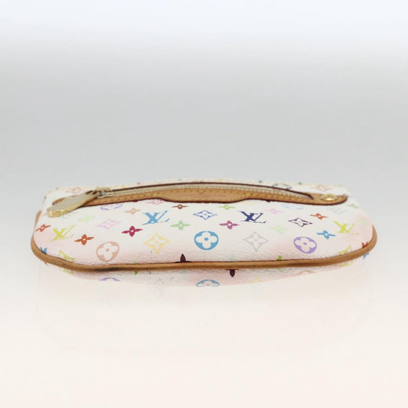 LOUIS VUITTON Monogram Multicolor Pochette MM Buideltje Wit M60028 LV Auth ki6606A
