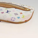 LOUIS VUITTON Monogram Multicolor Pochette MM Buideltje Wit M60028 LV Auth ki6606A-9