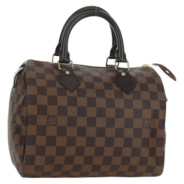 LOUIS VUITTON Damier Ebene Speedy 25 Hand Bag N41532 LV Auth ki6611SAM