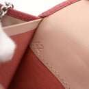 PRADA Long Wallet Safiano leather Pink Silver Auth ki6614-11