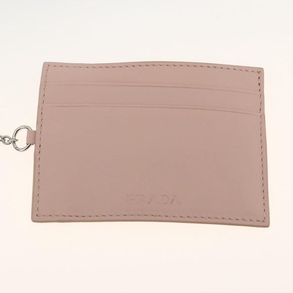 PRADA Long Wallet Safiano leather Pink Silver Auth ki6614