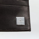 FENDI Zucca Canvas Geldbörse Schwarz Braun Auth ki6616V-18