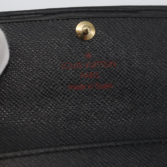 LOUIS VUITTON Epi Multicles 4 Schlüsselmäppchen Schwarz M63822 LV Auth ki6617