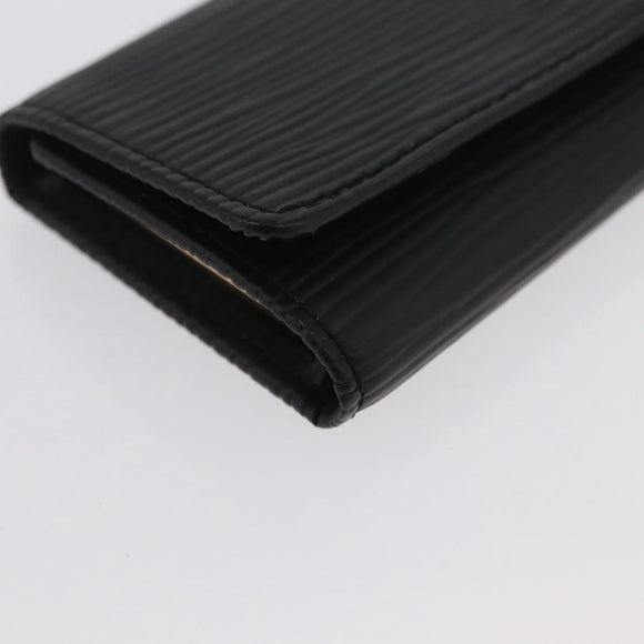 LOUIS VUITTON Epi Multicles 4 Key Case Black M63822 LV Auth ki6617