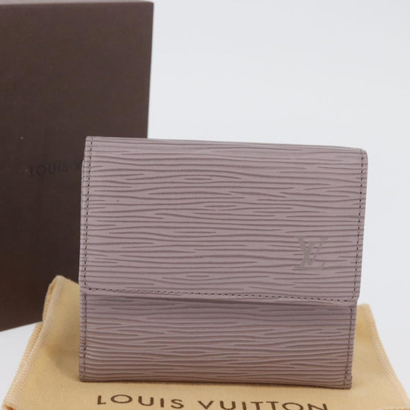 LOUIS VUITTON Epi Porte Monnaie Bier Cartes Crdit Lilac M6348B LV Auth ki6618V