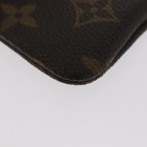 LOUIS VUITTON Monogram Pochette Cles Coin Purse M62650 LV Auth ki6619