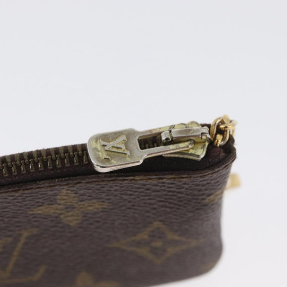 LOUIS VUITTON Monogram Pochette Cles Coin Purse M62650 LV Auth ki6619