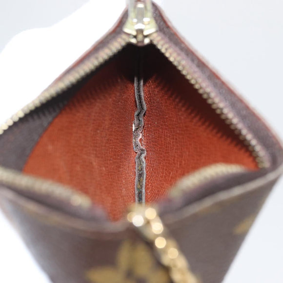 LOUIS VUITTON Monogram Pochette Cles Coin Purse M62650 LV Auth ki6619
