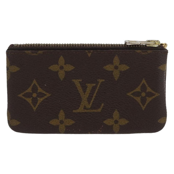 LOUIS VUITTON Monogram Pochette Cles Coin Purse M62650 LV Auth ki6619