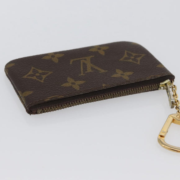 LOUIS VUITTON Monogram Pochette Cles Coin Purse M62650 LV Auth ki6619