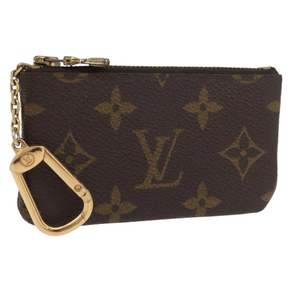 LOUIS VUITTON Monogram Pochette Cles Coin Purse M62650 LV Auth ki6620