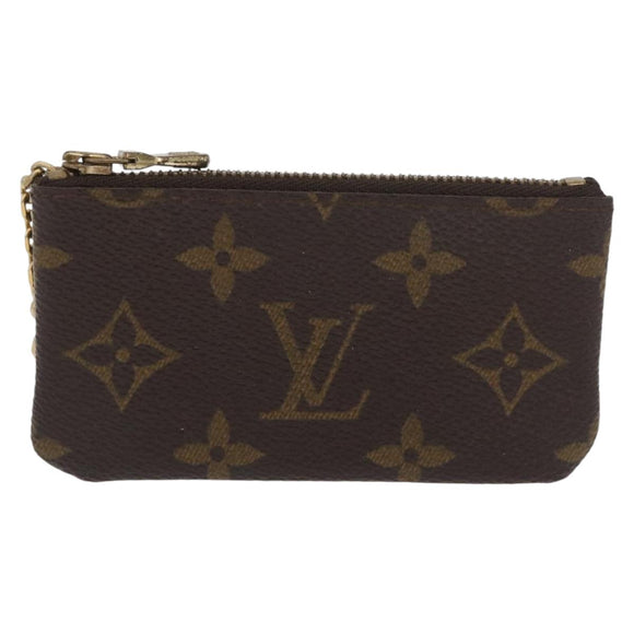 LOUIS VUITTON Monogram Pochette Cles Coin Purse M62650 LV Auth ki6620