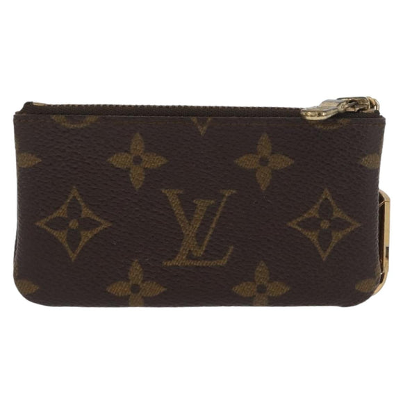 LOUIS VUITTON Monogram Pochette Cles Coin Purse M62650 LV Auth ki6620