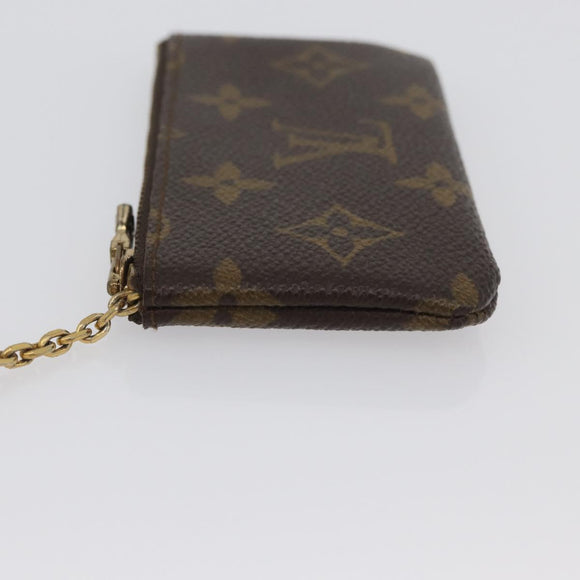 LOUIS VUITTON Monogram Pochette Cles Coin Purse M62650 LV Auth ki6620