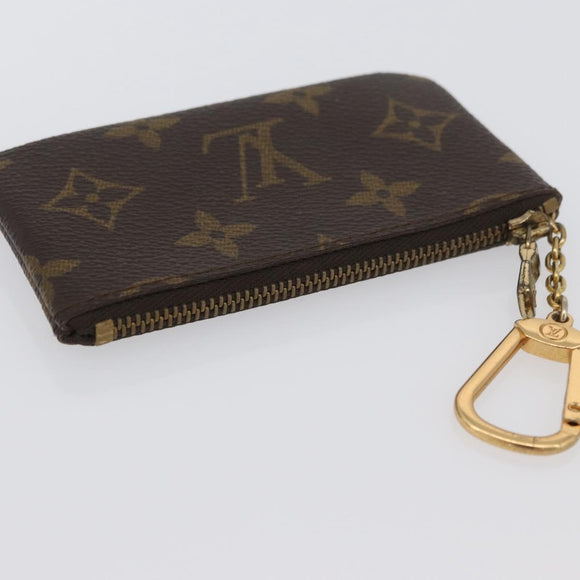 LOUIS VUITTON Monogram Pochette Cles Coin Purse M62650 LV Auth ki6620