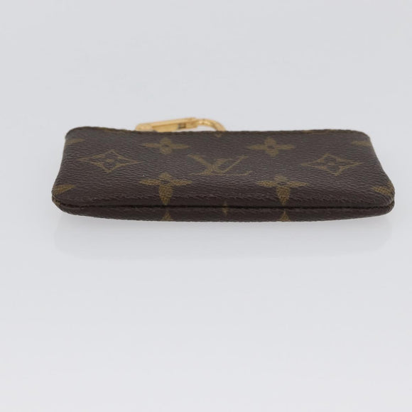 LOUIS VUITTON Monogram Pochette Cles Coin Purse M62650 LV Auth ki6620