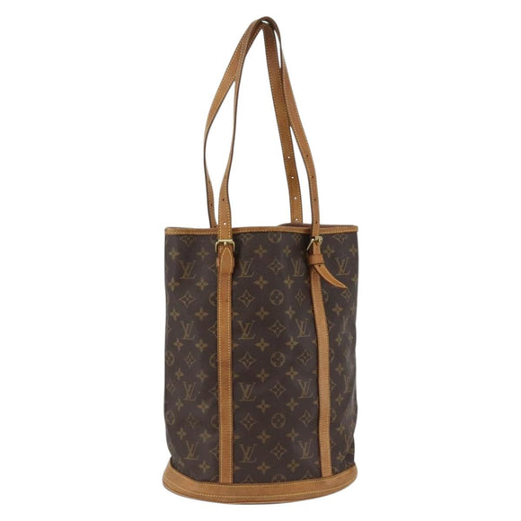 LOUIS VUITTON Monogram Bucket GM Shoulder Bag M42236 LV Auth ki6621