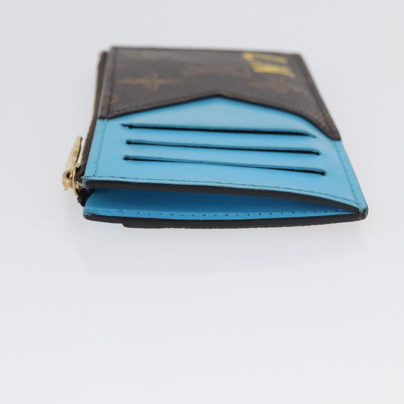 LOUIS VUITTON Virgil Abloh No. 7 Coin Card Holder Card Case M81256 Auth ki6622V