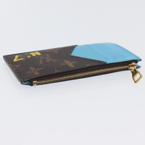 LOUIS VUITTON Virgil Abloh No. 7 Coin Card Holder Card Case M81256 Auth ki6622V