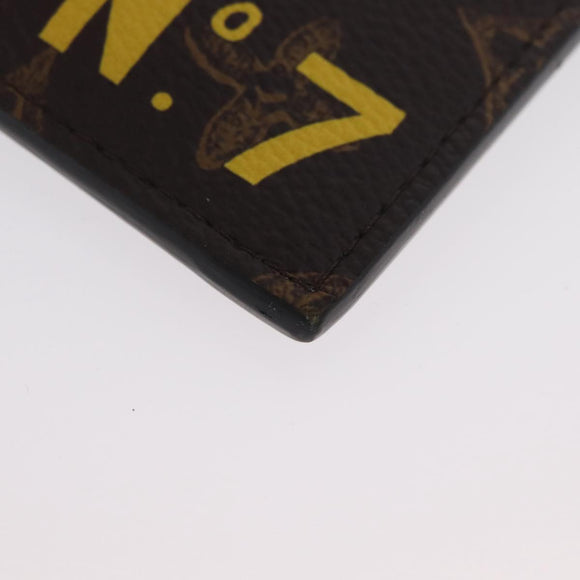 LOUIS VUITTON Virgil Abloh No. 7 Coin Card Holder Card Case M81256 Auth ki6622V