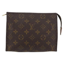 LOUIS VUITTON Monogram Poche Toilette 19 Pouch M47544 LV Auth ki6623-13