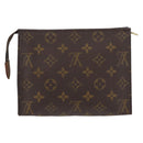 LOUIS VUITTON Monogram Poche Toilette 19 Pouch M47544 LV Auth ki6623-2