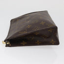 LOUIS VUITTON Monogram Poche Toilette 19 Pouch M47544 LV Auth ki6623-4