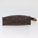 LOUIS VUITTON Monogram Poche Toilette 19 Pouch M47544 LV Auth ki6623-6