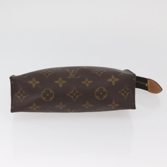 LOUIS VUITTON Monogram Poche Toilette 19 Pouch M47544 LV Auth ki6623