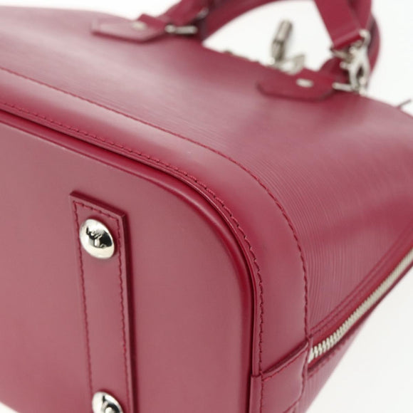 LOUIS VUITTON Epi Alma PM Hand Bag Fuchsia M40490 LV Auth ki6630SM