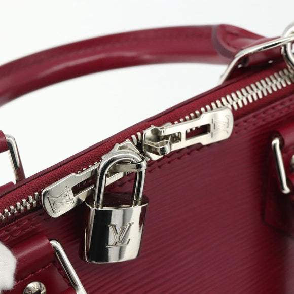 LOUIS VUITTON Epi Alma PM Hand Bag Fuchsia M40490 LV Auth ki6630SM