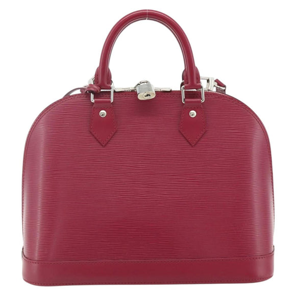 LOUIS VUITTON Epi Alma PM Hand Bag Fuchsia M40490 LV Auth ki6630SM